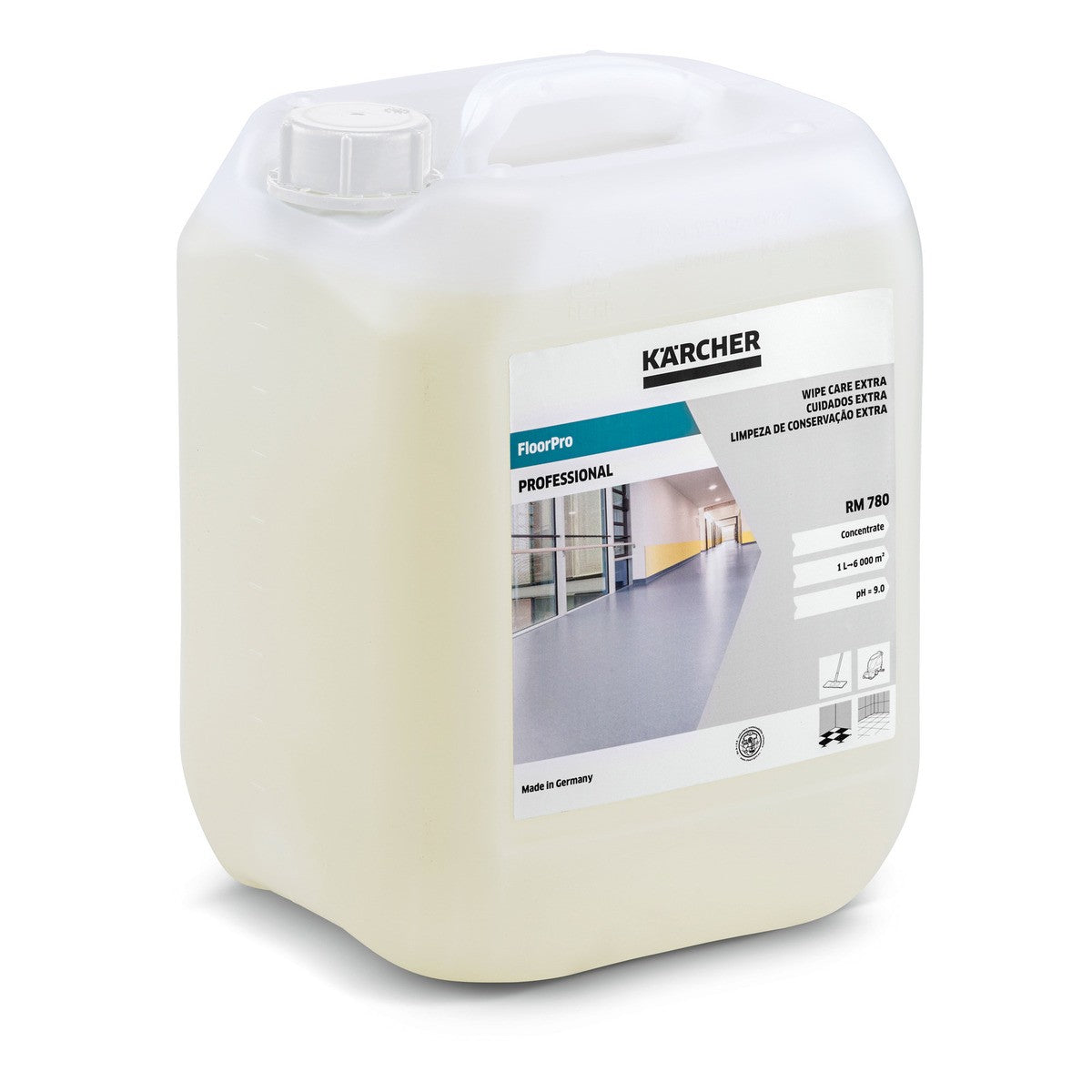 FLOORPRO WIPE CARE EXTRA RM 780, 10L