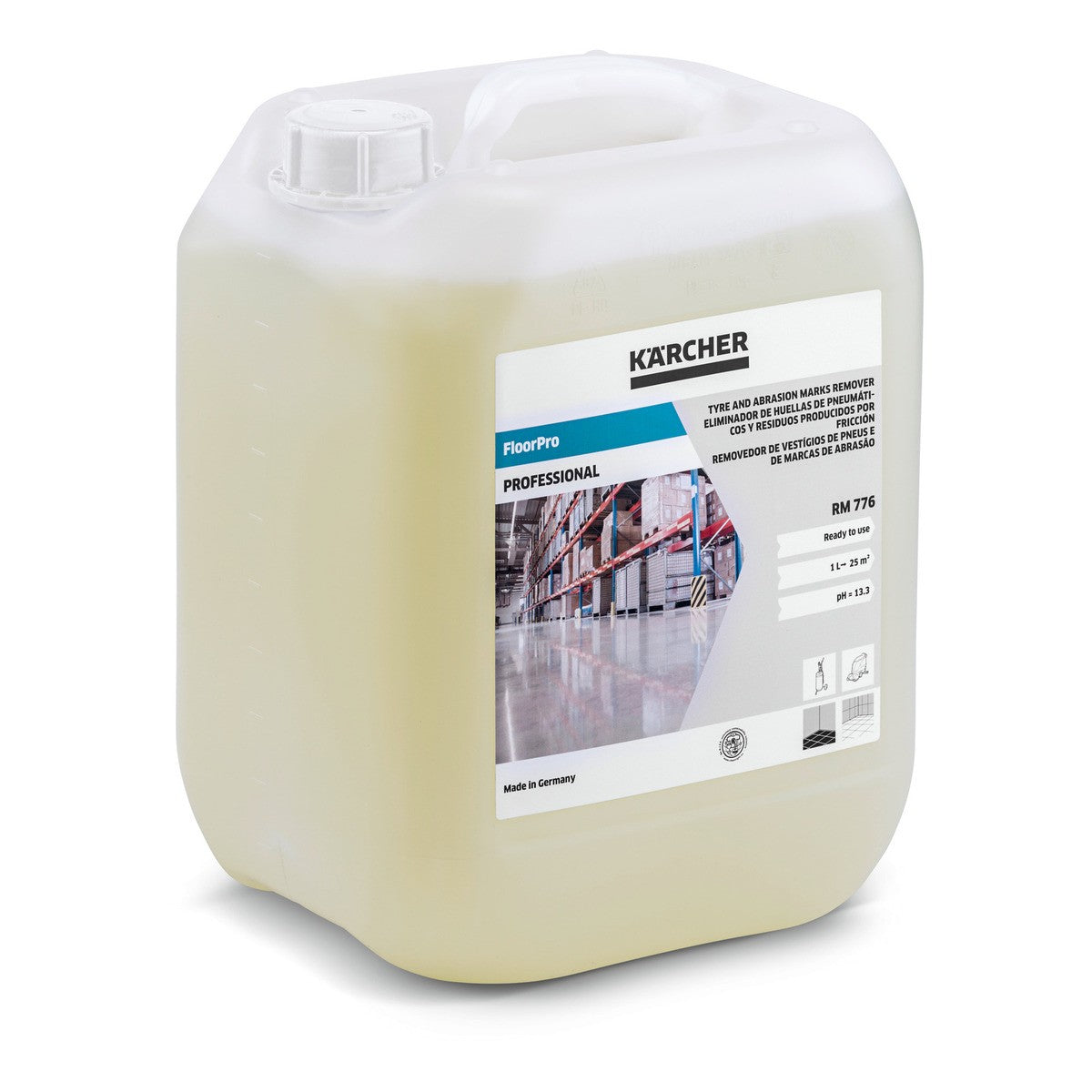FLOORPRO TYRE AND ABRASION MARKS REMOVER RM 776, 10L