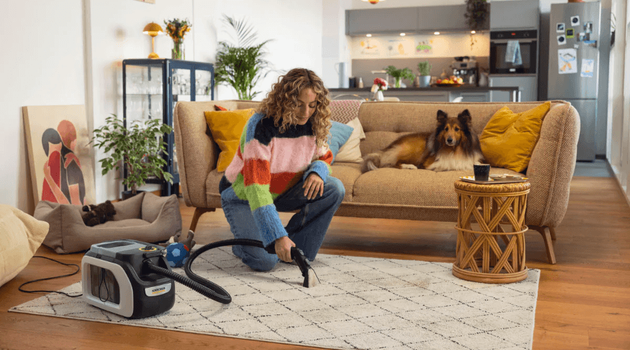 How to Deep Clean Carpets at Home with the SE 3 Compact Home