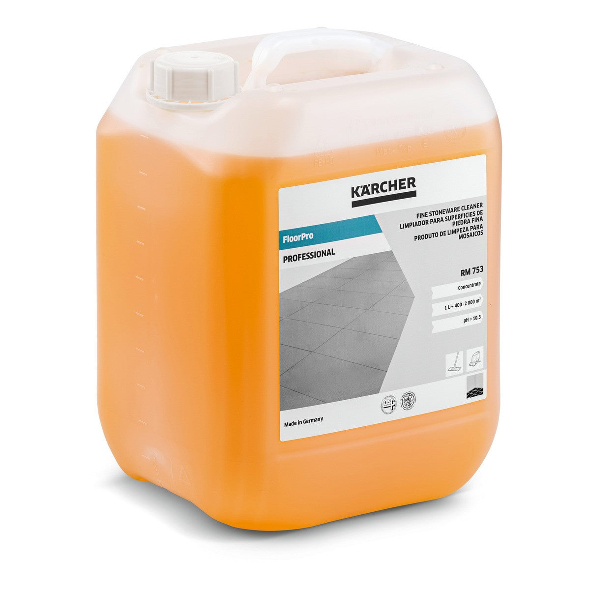 FLOORPRO FINE STONEWARE CLEANER RM 753, 10L