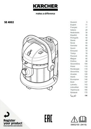 Kärcher SE 4002 Drum vacuum 1.081-140.0